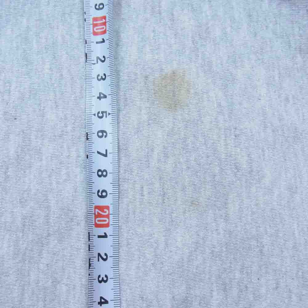 Champion チャンピオン ヴィンテージ USA製 90s 刺繍タグ リバースウィーブ 半袖スウェット グレー系 XL【中古】