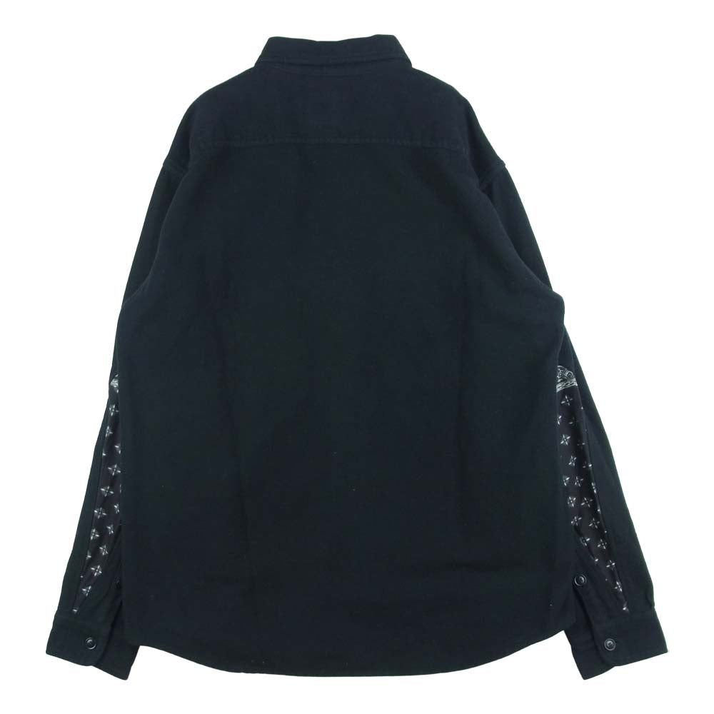 VISVIM ビズビム 19AW 0219905011017 ict albacore HANDYMAN SHIRT L/S bandana flannel black 長袖 シャツ ブラック系 3【美品】【中古】
