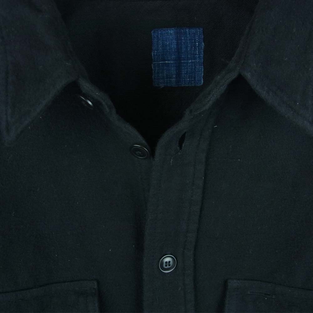 VISVIM ビズビム 19AW 0219905011017 ict albacore HANDYMAN SHIRT L/S bandana flannel black 長袖 シャツ ブラック系 3【美品】【中古】