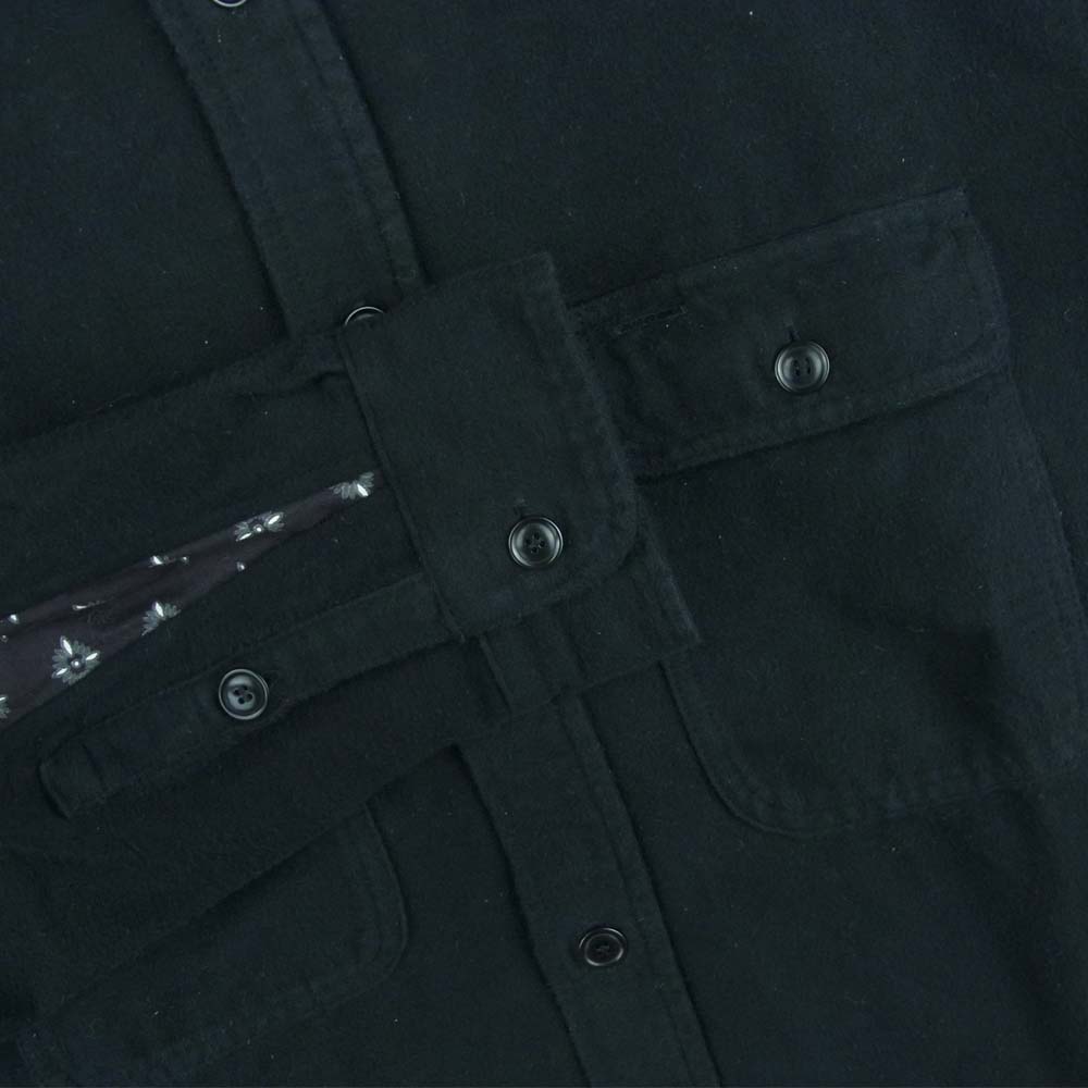 VISVIM ビズビム 19AW 0219905011017 ict albacore HANDYMAN SHIRT L/S bandana flannel black 長袖 シャツ ブラック系 3【美品】【中古】
