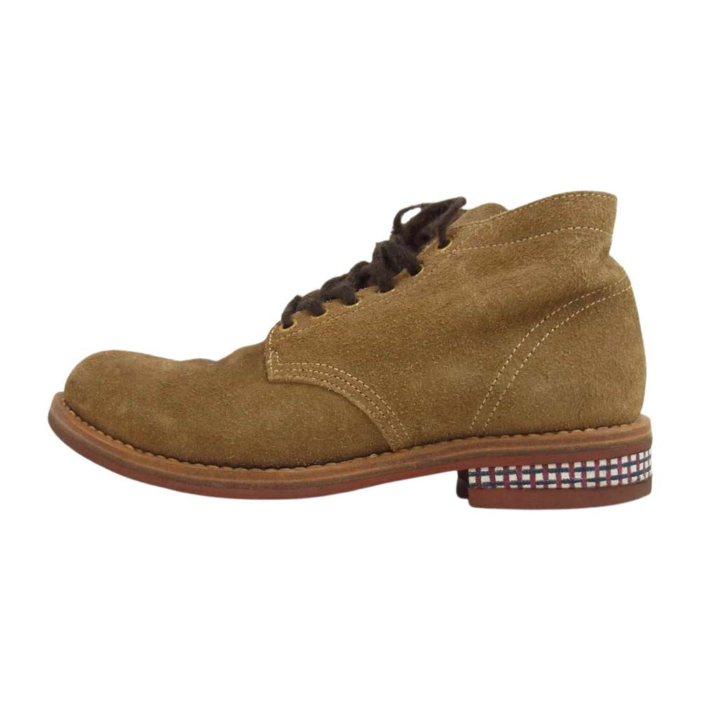 VISVIM ビズビム 0117102002014 BRIGADIER BOOTS MID-FOLK ブーツ ライトブラウン系 10.5【中古】