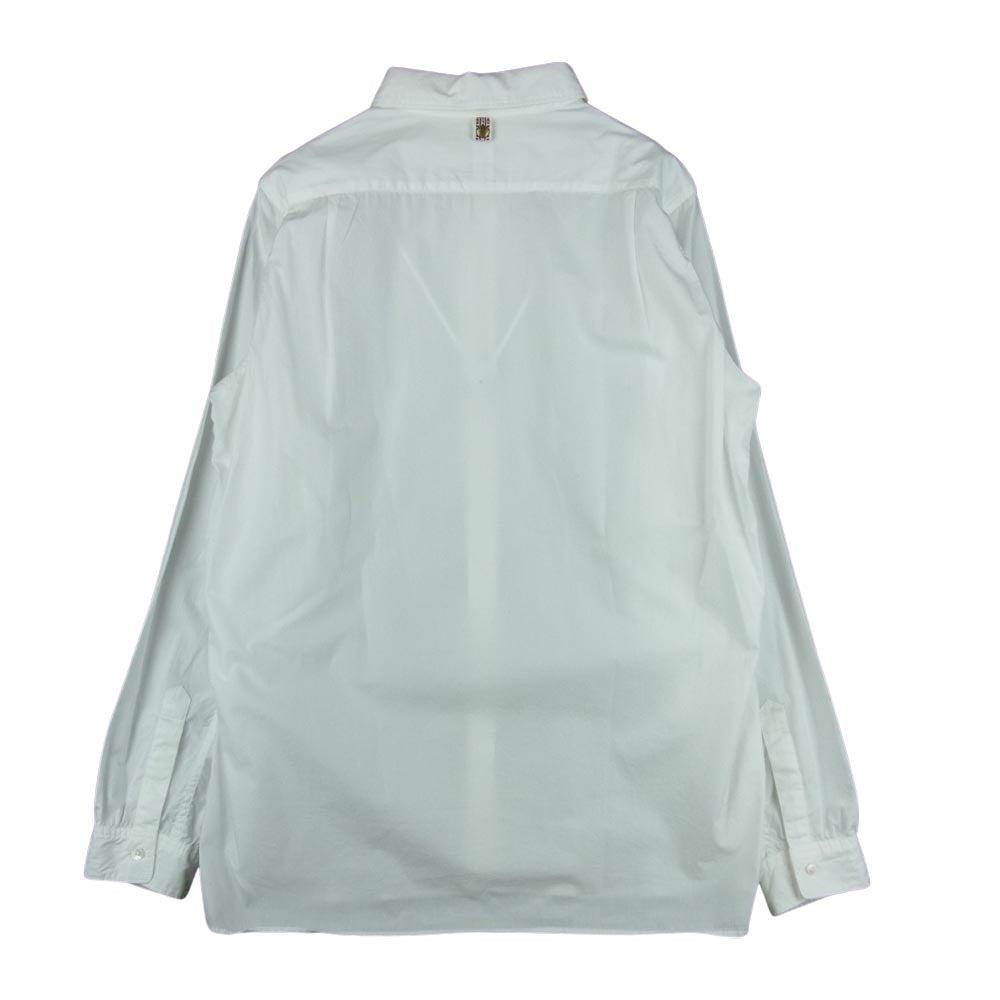 VISVIM ビズビム 16SS 116105011022 LONG RIDER shirt L/S ロング ライダー 長袖 シャツ ホワイト系 3【美品】【中古】