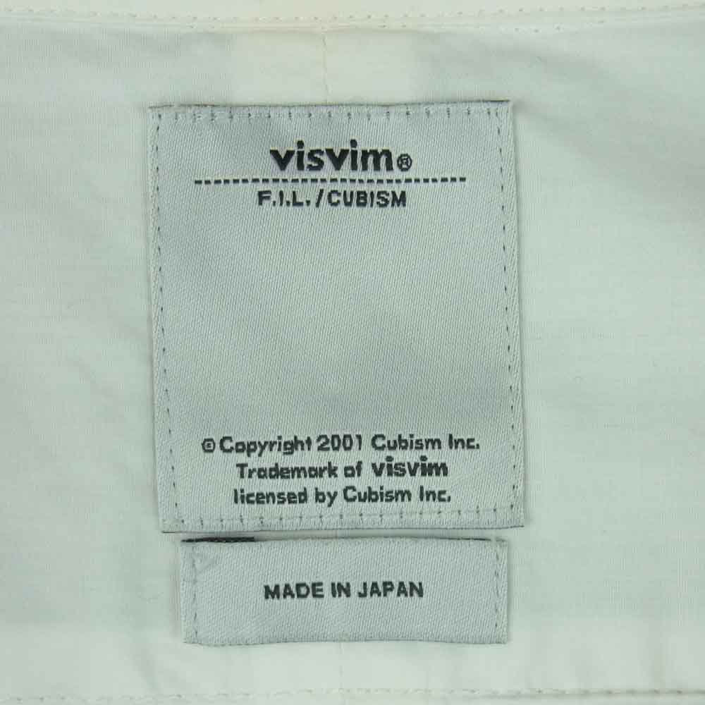 VISVIM ビズビム 16SS 116105011022 LONG RIDER shirt L/S ロング ライダー 長袖 シャツ ホワイト系 3【美品】【中古】