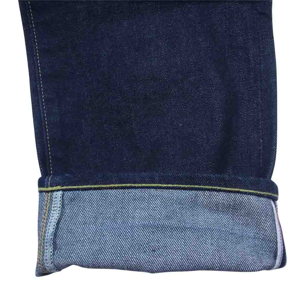 VISVIM ビズビム 19SS 0119205005034 TRAVAILLER BRACES PANTS UNWASHED デニムパンツ インディゴブルー系 2【美品】【中古】