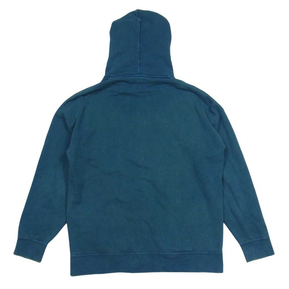 VISVIM ビズビム 0220905010014 ICT indigo dye jumbo hoodie p.o. ジャンボ フーディ パーカー グリーン系 2【美品】【中古】