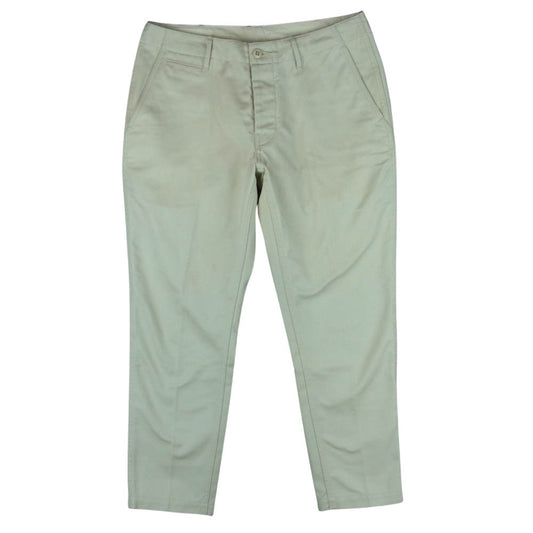 サンカ S19SPT07 テーパード チノ パンツ コットン 日本製 ホワイト系 1【中古】