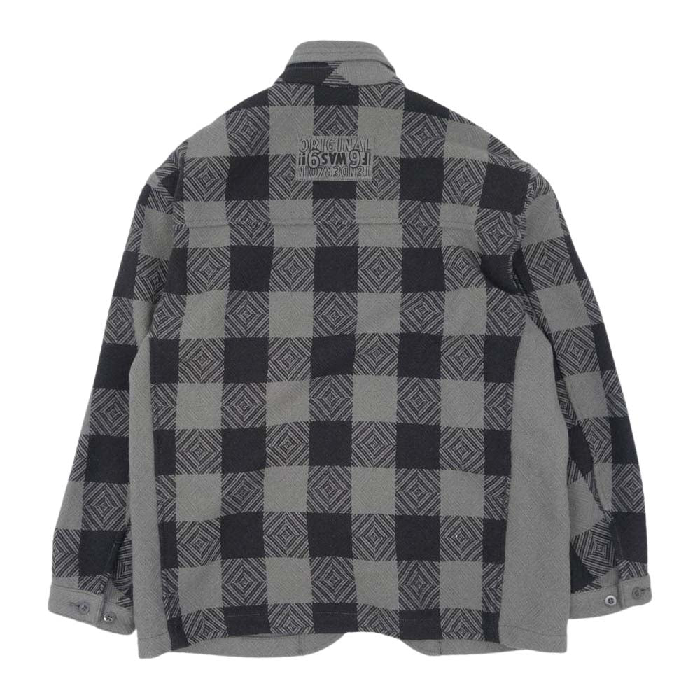 TENDERLOIN テンダーロイン T-MELTON CPO JKT メルトン 切替 ジャケット グレー系 Ｆ【新古品】【未使用】【中古】