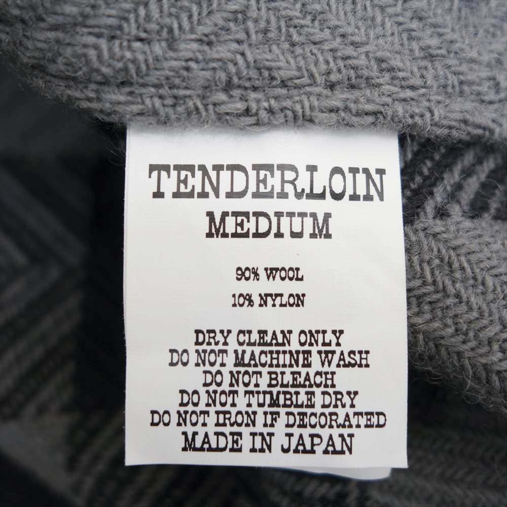 TENDERLOIN テンダーロイン T-MELTON CPO JKT メルトン 切替 ジャケット グレー系 Ｆ【新古品】【未使用】【中古】
