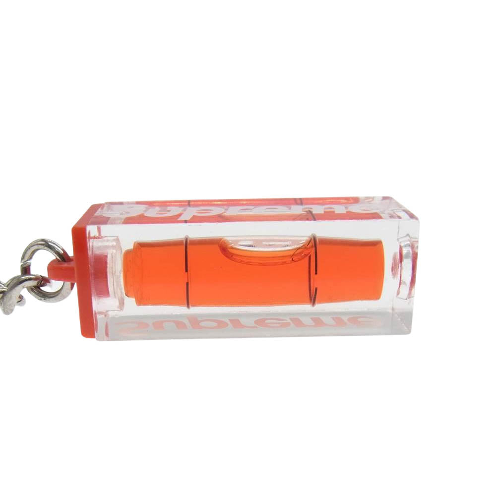 Supreme シュプリーム 18AW Level Keychain レベル 水平 キーチェーン  レッド系【中古】
