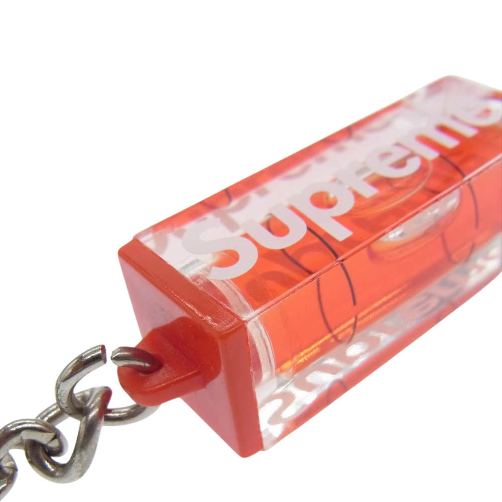 Supreme シュプリーム 18AW Level Keychain レベル 水平 キーチェーン  レッド系【中古】