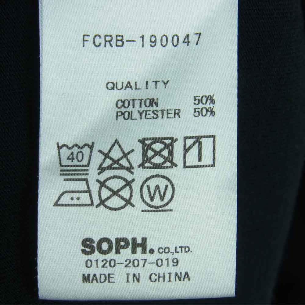 F.C.R.B. エフシーアールビー FCRB-190047 AUTHENTIC TEE ロゴ 半袖 Tシャツ コットン 中国製 ブラック系 L【中古】