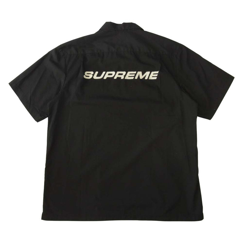 Supreme シュプリーム 20SS Bowling Zip S/S Shirt ボーリング ジップ 半袖 シャツ ブラック系 M【中古】