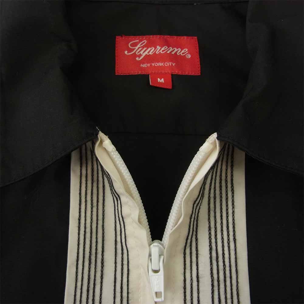 Supreme シュプリーム 20SS Bowling Zip S/S Shirt ボーリング ジップ 半袖 シャツ ブラック系 M【中古】