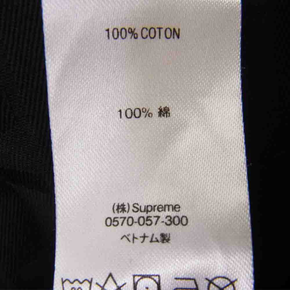 Supreme シュプリーム 20AW Jacguard Stripe Twill Shirt ジャガード ストライプ ボタンダウン 長袖 シャツ ブラック系 M【中古】