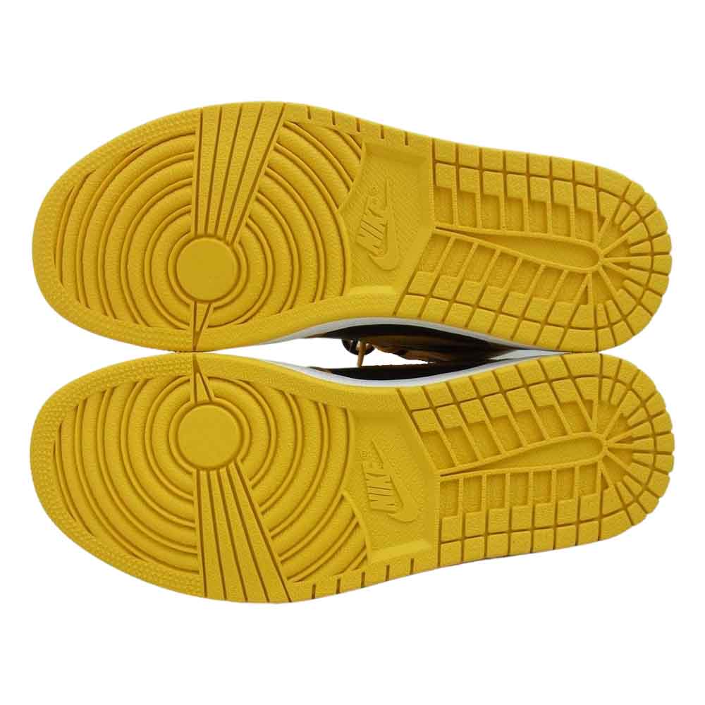 NIKE ナイキ 555088-701 AIR JORDAN 1 RETRO HIGH エア ジョーダン レトロ ハイ イエロー系 26cm【極上美品】【中古】