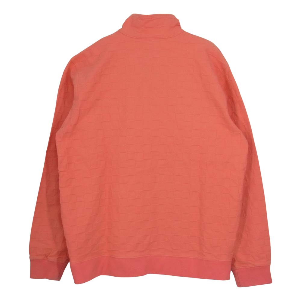 Supreme シュプリーム 15SS Herringbone check Half Zip Pullover ヘリンボーン チェック ハーフジップ プルオーバー ピンク系 S【中古】