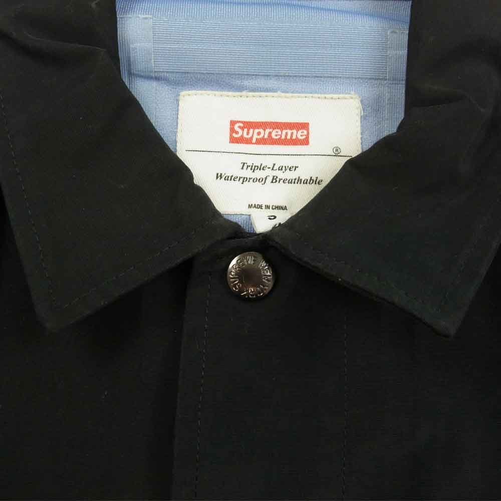 Supreme シュプリーム 12SS Taped Seam Coaches Jacket 3レイヤー コーチ ジャケット ブラック系 S【中古】