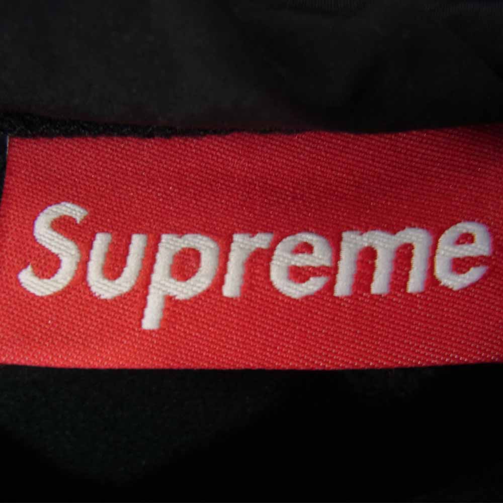 Supreme シュプリーム 13AW Fleece Pullover フリース プルオーバー パーカー ブラック系 S【中古】