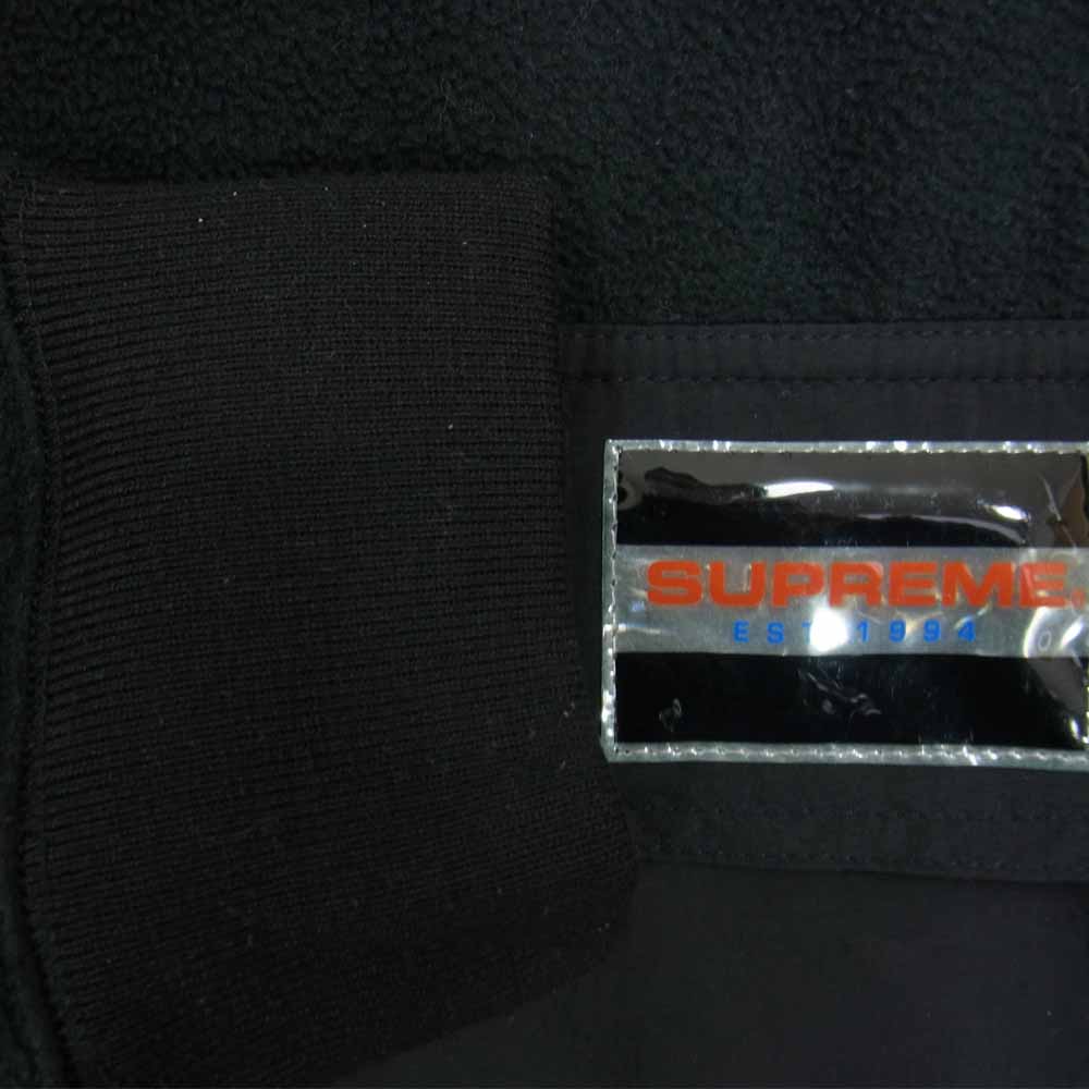 Supreme シュプリーム 13AW Fleece Pullover フリース プルオーバー パーカー ブラック系 S【中古】