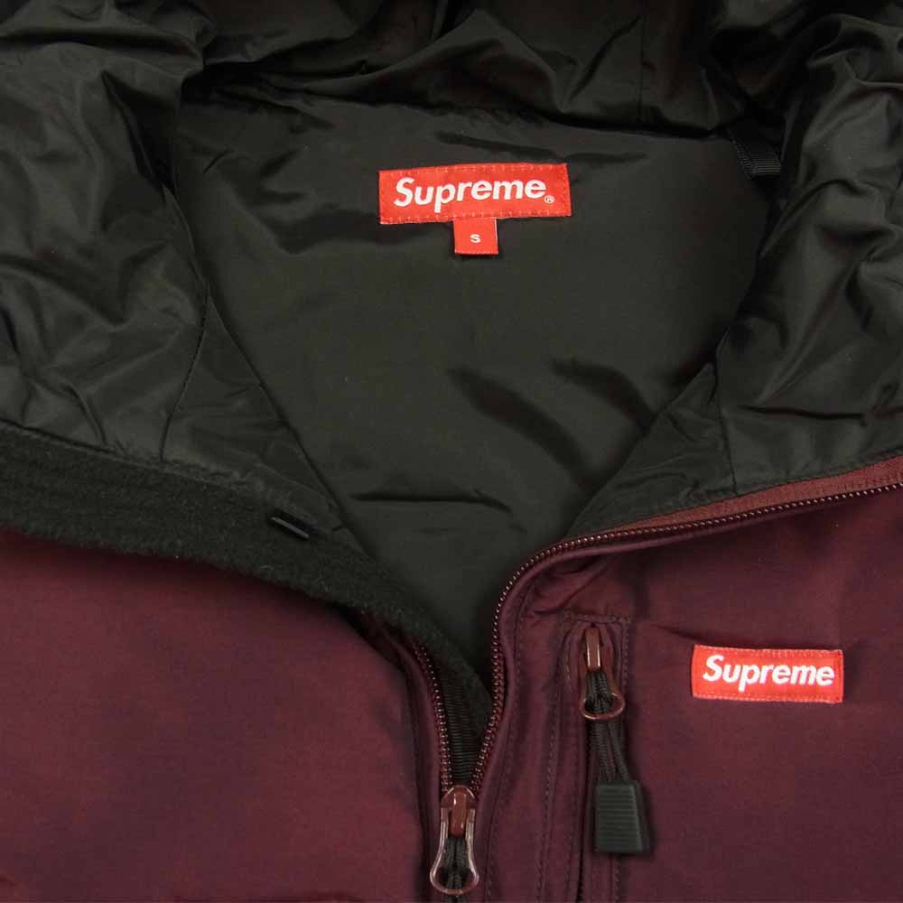 Supreme シュプリーム 14AW Iridescent Puffy Vest ダウンベスト パフィー エンジ系 S【中古】