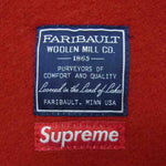 Supreme シュプリーム 14AW × Faribault Woolen mills Box Logo Blanket ファリバルトウーレンミルズ ブランケット レッド系【中古】