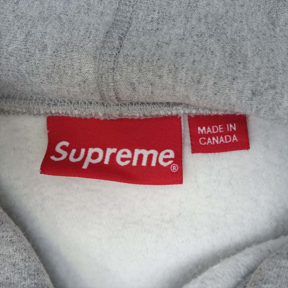 Supreme シュプリーム Box Logo Hooded Sweat Shirt ボックスロゴ フーデッド スウェット プルオーバー パーカー グレー系 S【中古】