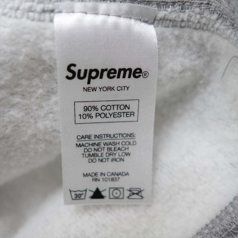 Supreme シュプリーム Box Logo Hooded Sweat Shirt ボックスロゴ フーデッド スウェット プルオーバー パーカー グレー系 S【中古】