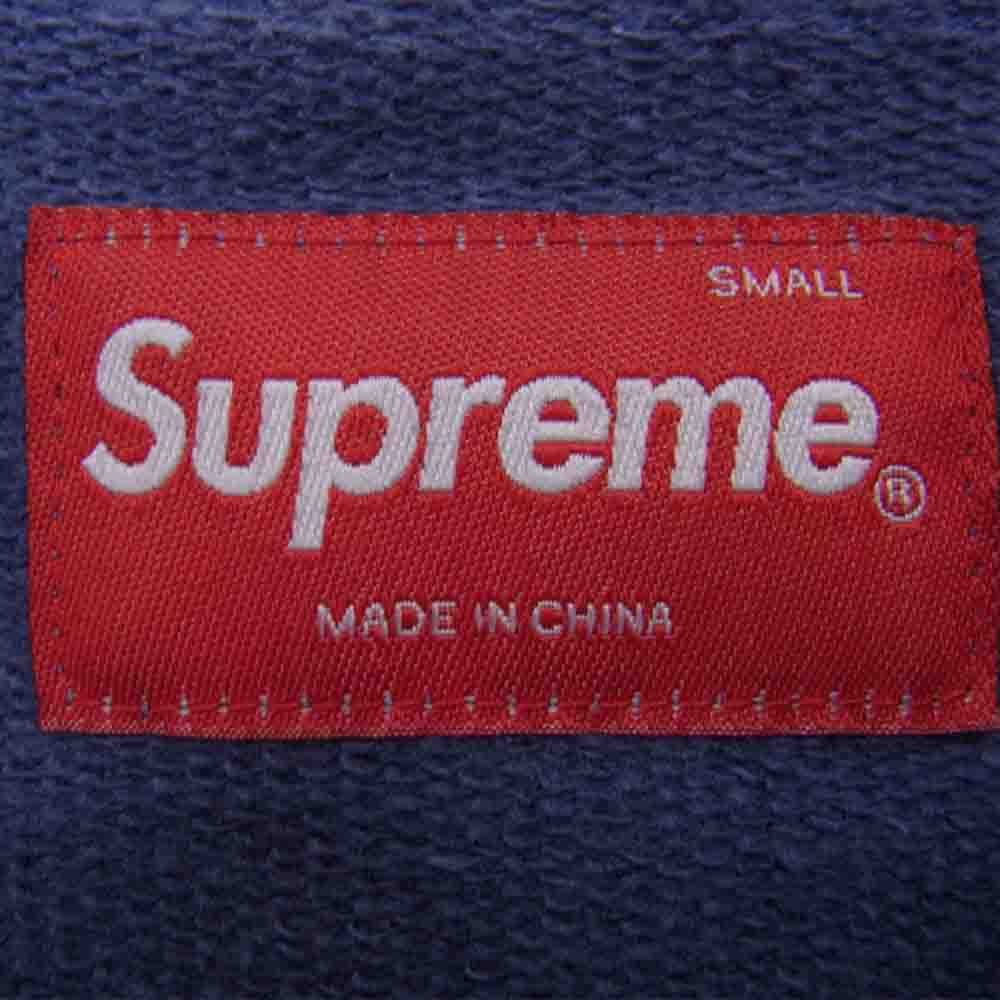 Supreme シュプリーム 16SS Embroidered Overdyed Crewneck オーバーダイド クルーネック スウェット パープル系 S【中古】
