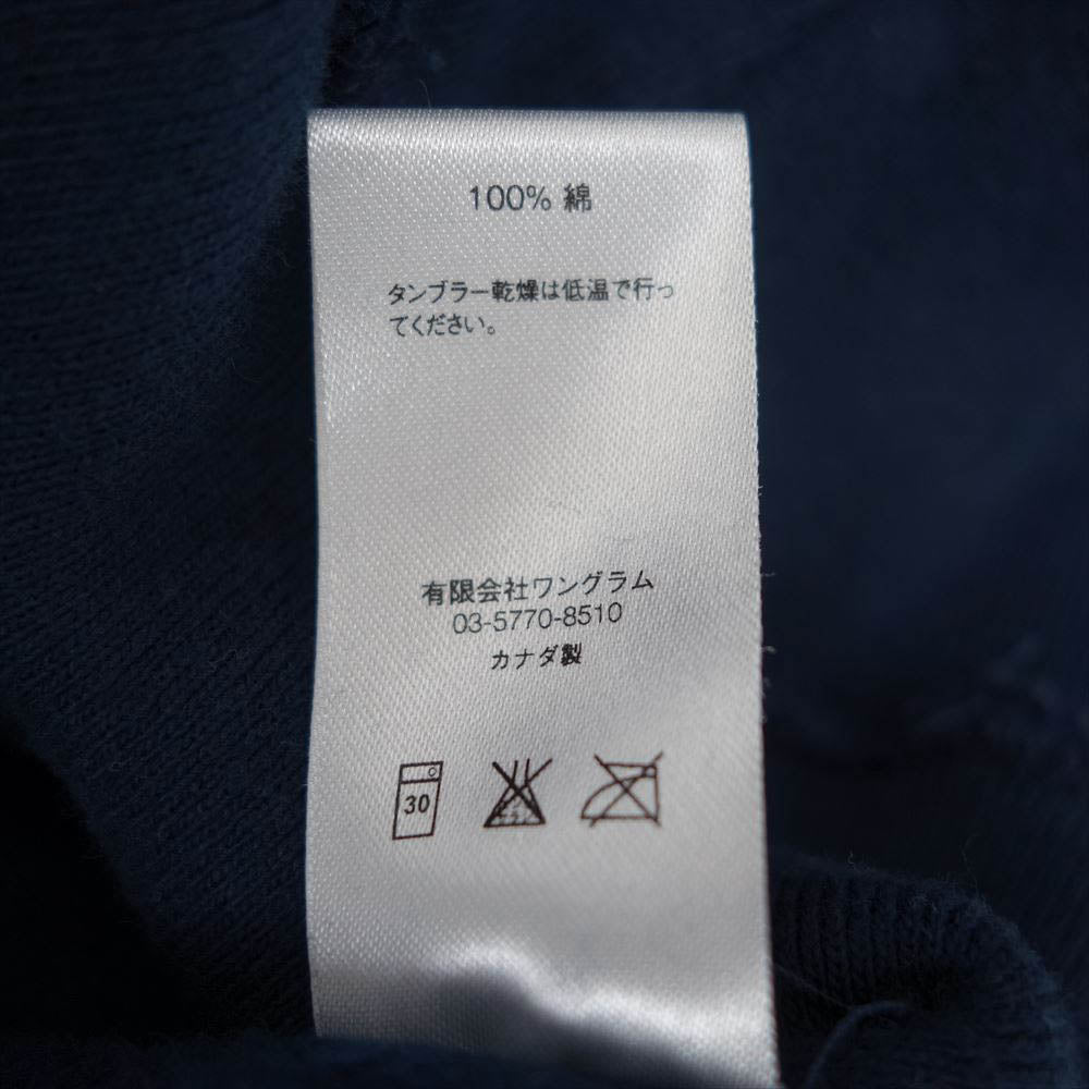 Supreme シュプリーム 13AW Mini Harverd Pullover ミニ ハーバード プルオーバー フーディ パーカー ネイビー系 S【中古】