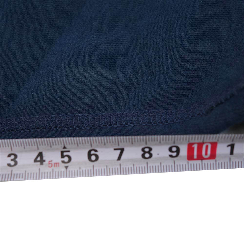 Supreme シュプリーム 13AW Mini Harverd Pullover ミニ ハーバード プルオーバー フーディ パーカー ネイビー系 S【中古】