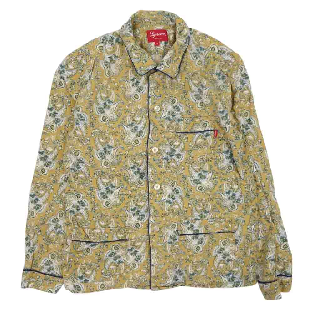 Supreme シュプリーム 15AW Paisley Flannel Pajama Set ペイズリー フランネル パジャマ セット マルチカラー系 S【中古】