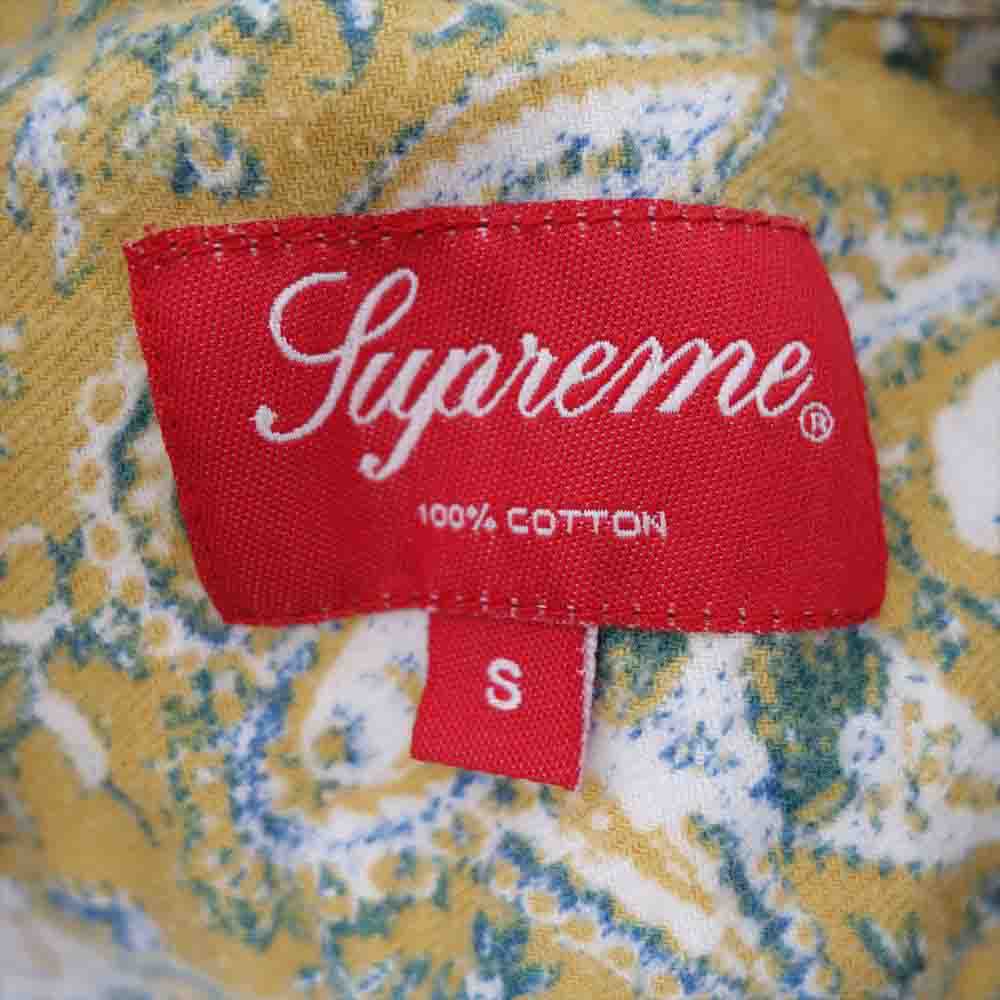 Supreme シュプリーム 15AW Paisley Flannel Pajama Set ペイズリー フランネル パジャマ セット マルチカラー系 S【中古】