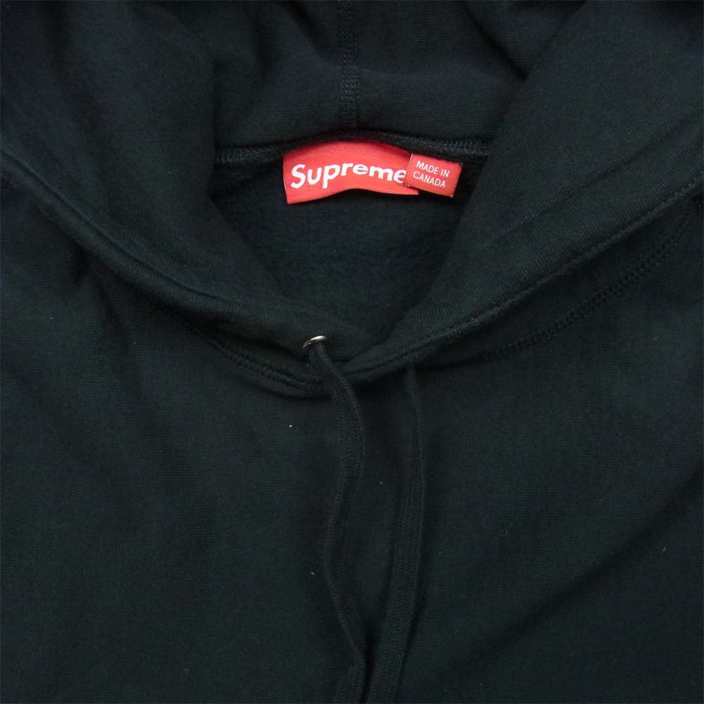 Supreme シュプリーム 16SS Pure Fear Opium Anti Church Hooded Sweat shirt バックロゴ プリント スウェット プルオーバー パーカー ブラック系 S【中古】