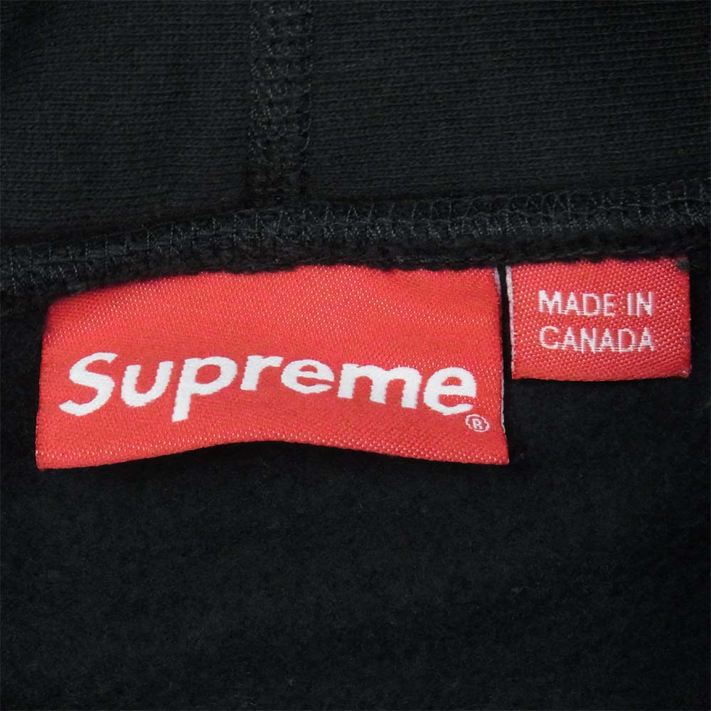 Supreme シュプリーム 16SS Pure Fear Opium Anti Church Hooded Sweat shirt バックロゴ プリント スウェット プルオーバー パーカー ブラック系 S【中古】