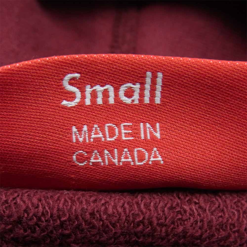 Supreme シュプリーム 15SS Kids 40oz Hooded Sweatshirt キッズ 40 オンス フーデッド スウェット パーカー エンジ系 S【中古】