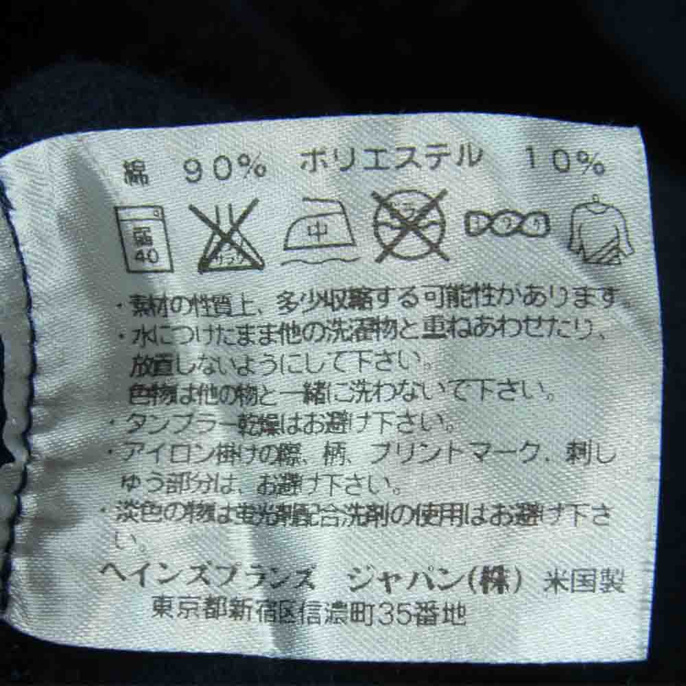 Champion チャンピオン USA製 単タグ 復刻 リバースウィーブ フルジップ スウェット パーカー ダークネイビー系 M【中古】