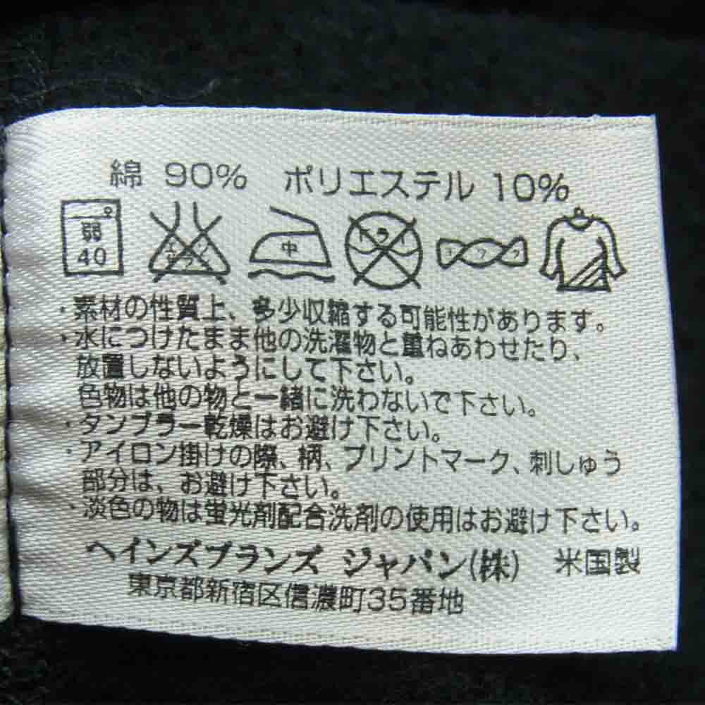 Champion チャンピオン USA製 単タグ 復刻 リバースウィーブ フルジップ スウェット パーカー ブラック系 M【中古】