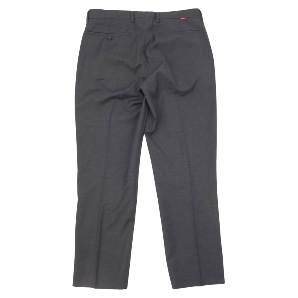 Supreme シュプリーム 15AW × Loro Piana ロロピアーナ Wool Trouser ウール トラウザー パンツ グレー系 30【中古】