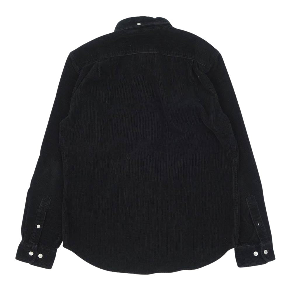 Supreme シュプリーム Corduroy Shirt コーデュロイ シャツ ブラック ブラック系 S【中古】