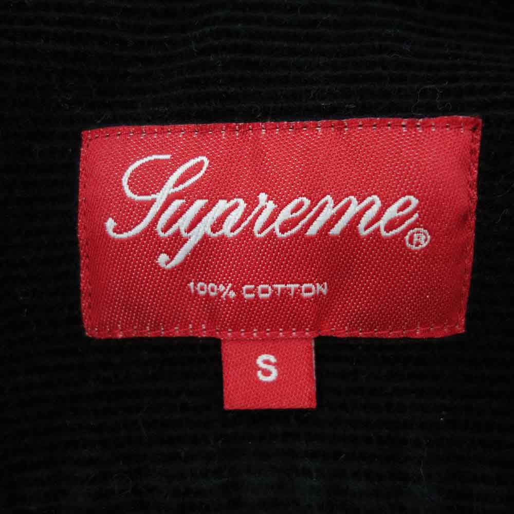 Supreme シュプリーム Corduroy Shirt コーデュロイ シャツ ブラック ブラック系 S【中古】