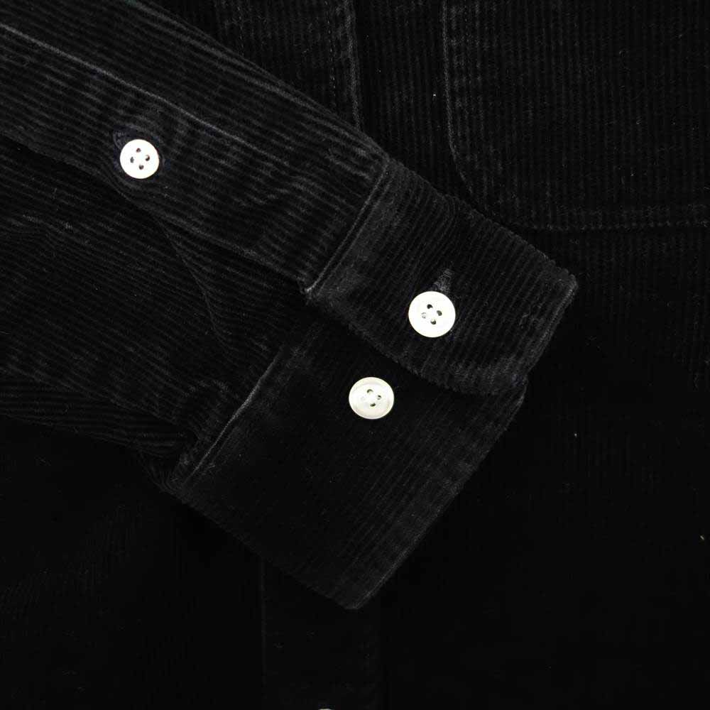 Supreme シュプリーム Corduroy Shirt コーデュロイ シャツ ブラック ブラック系 S【中古】