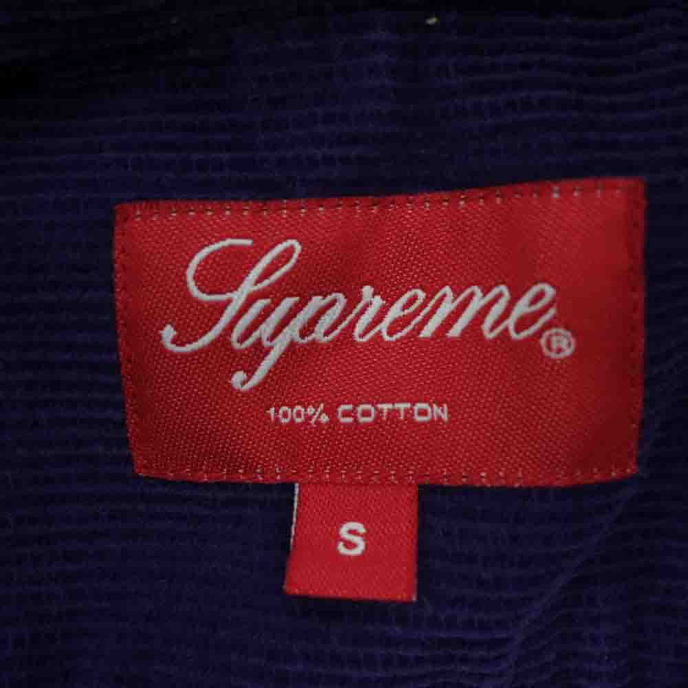 Supreme シュプリーム Corduroy Shirt コーデュロイ シャツ パープル パープル系 S【中古】