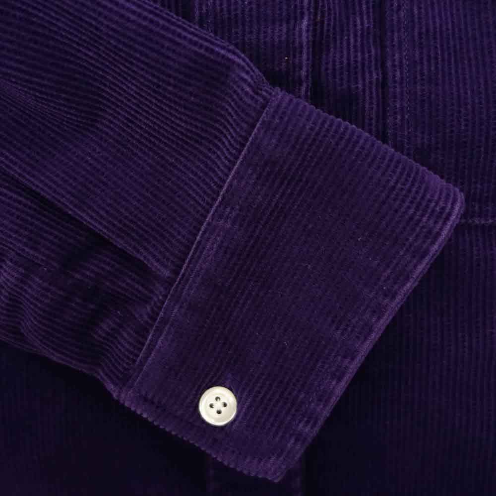 Supreme シュプリーム Corduroy Shirt コーデュロイ シャツ パープル パープル系 S【中古】