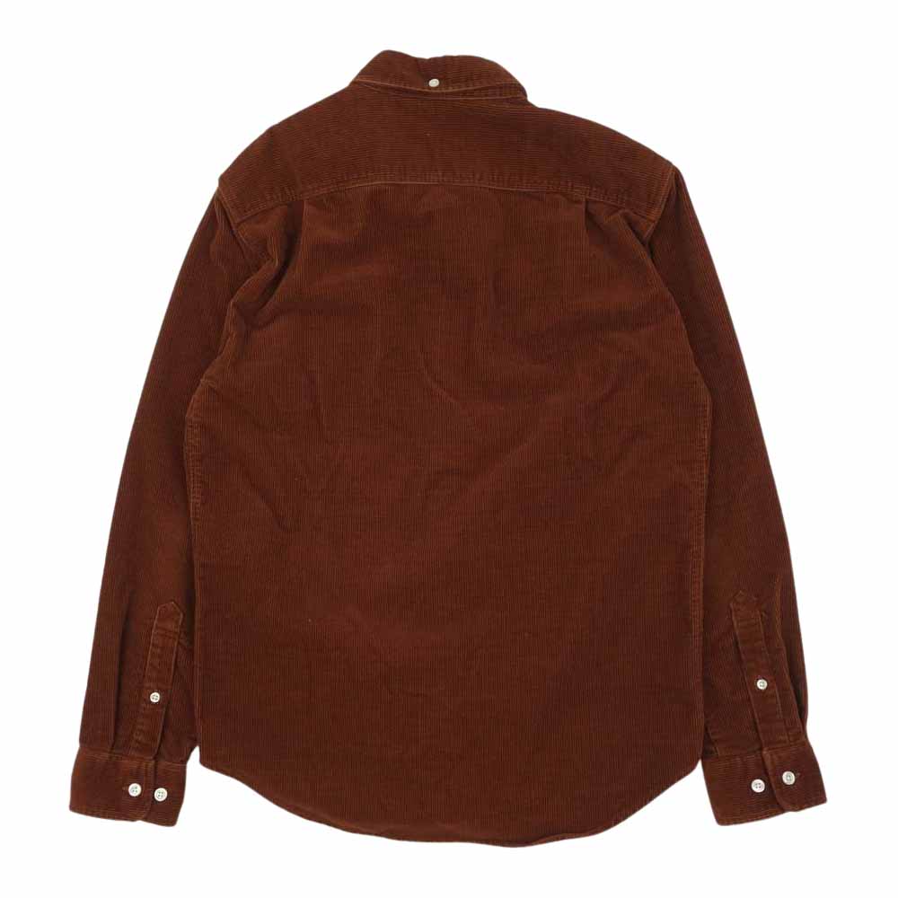 Supreme シュプリーム Corduroy Shirt コーデュロイ シャツ ブラウン ブラウン系 S【中古】