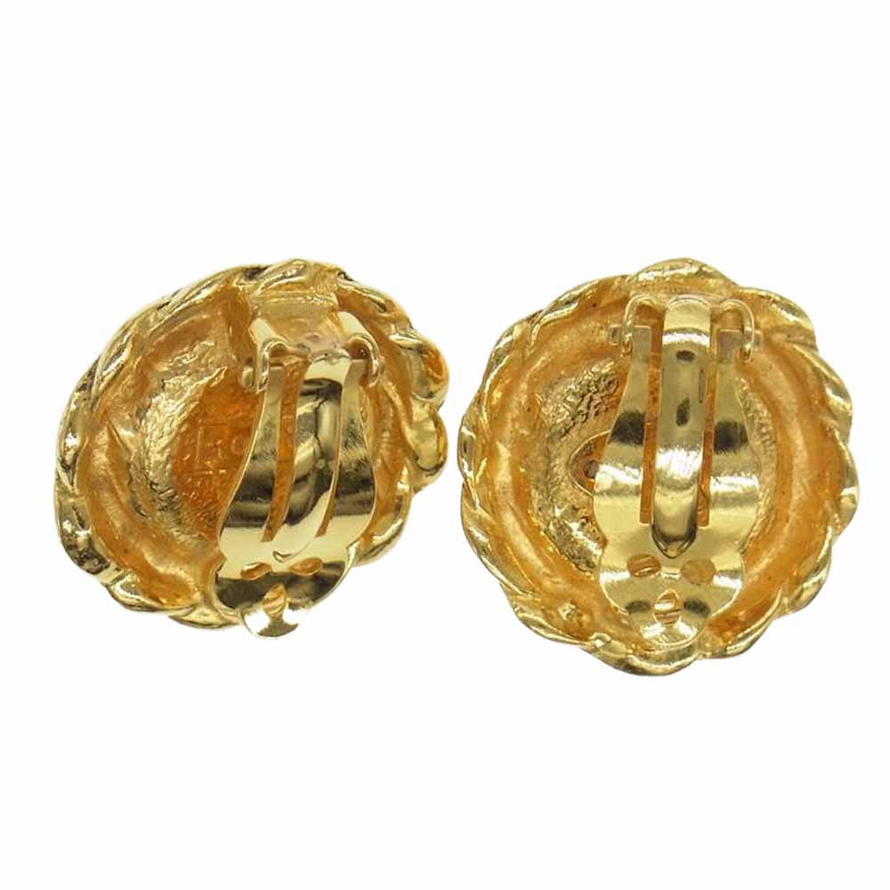 CHANEL シャネル 2205 フェイクパール イヤリング ゴールド系【中古】