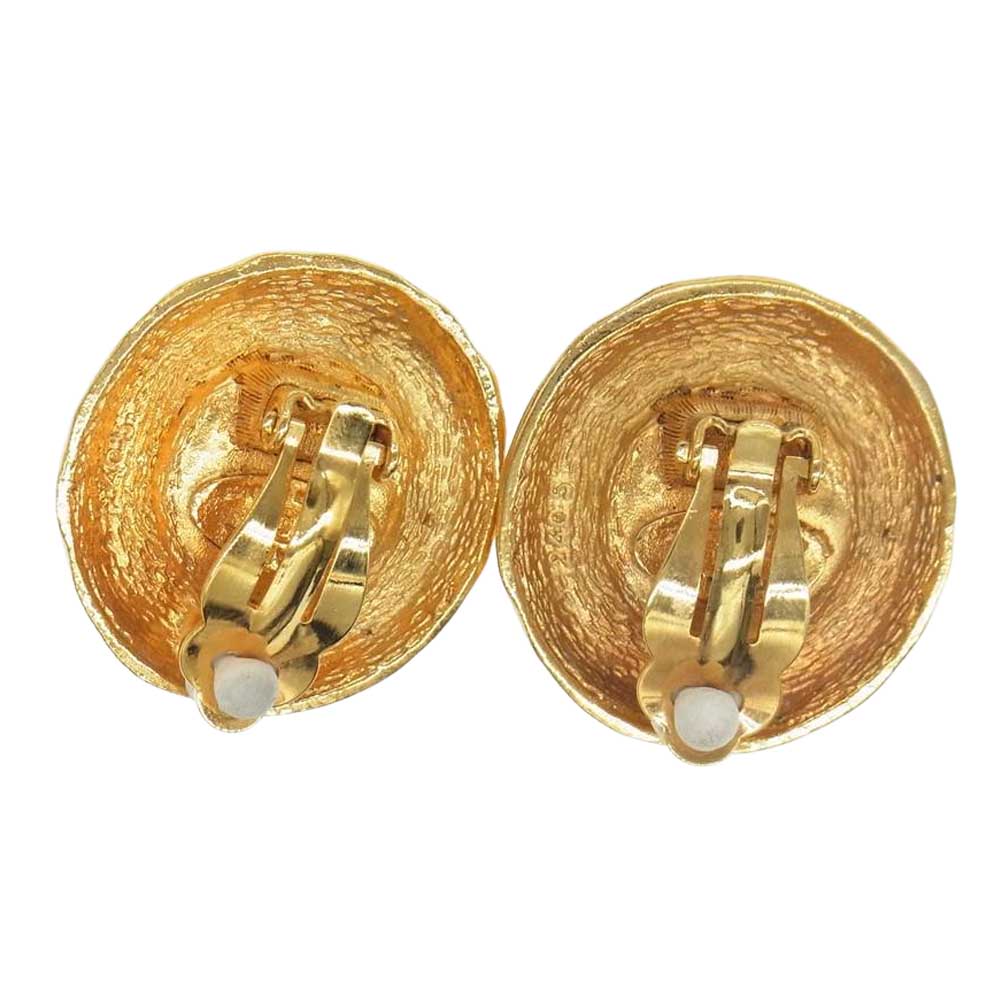 CHANEL シャネル カラーストーン イヤリング レッド レッド系【中古】