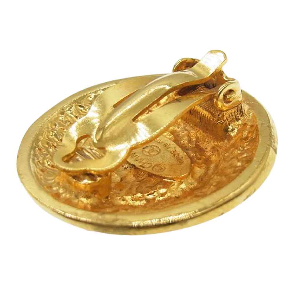 CHANEL シャネル カラーストーン イヤリング レッド レッド系【中古】