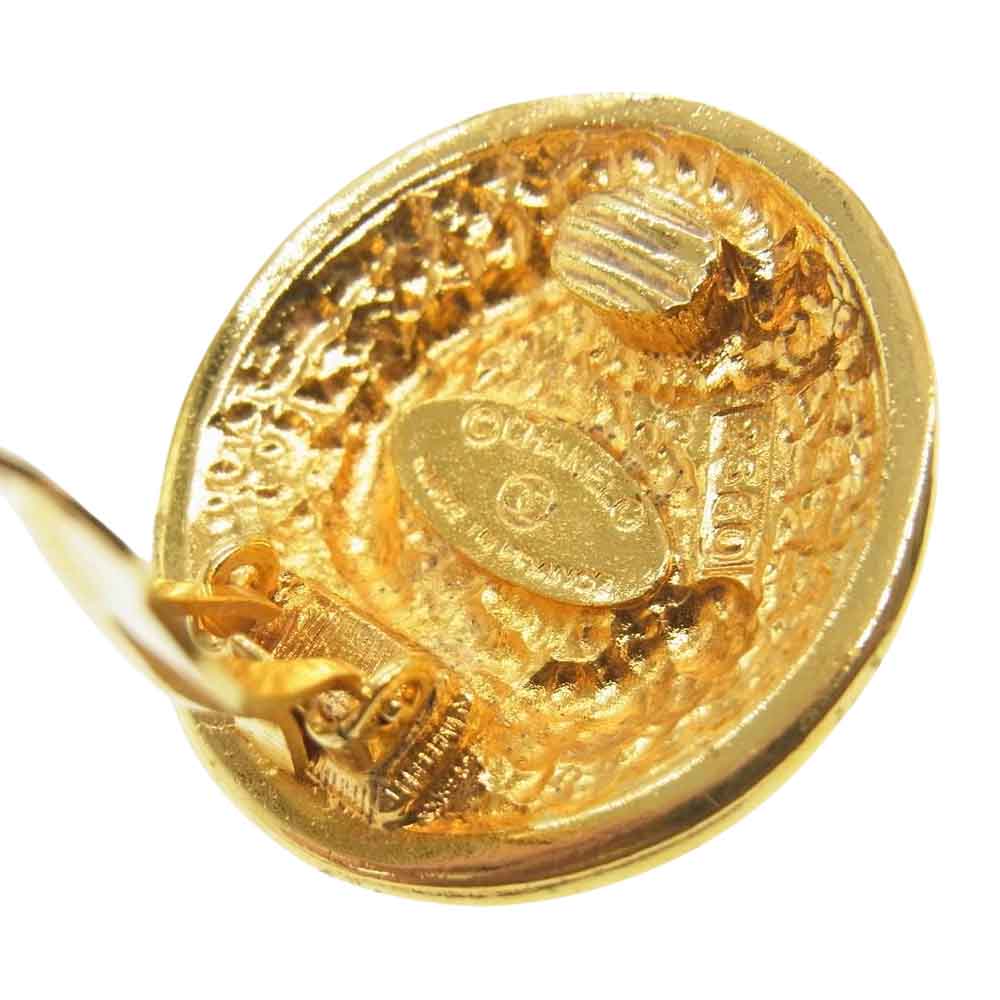 CHANEL シャネル カラーストーン イヤリング レッド レッド系【中古】