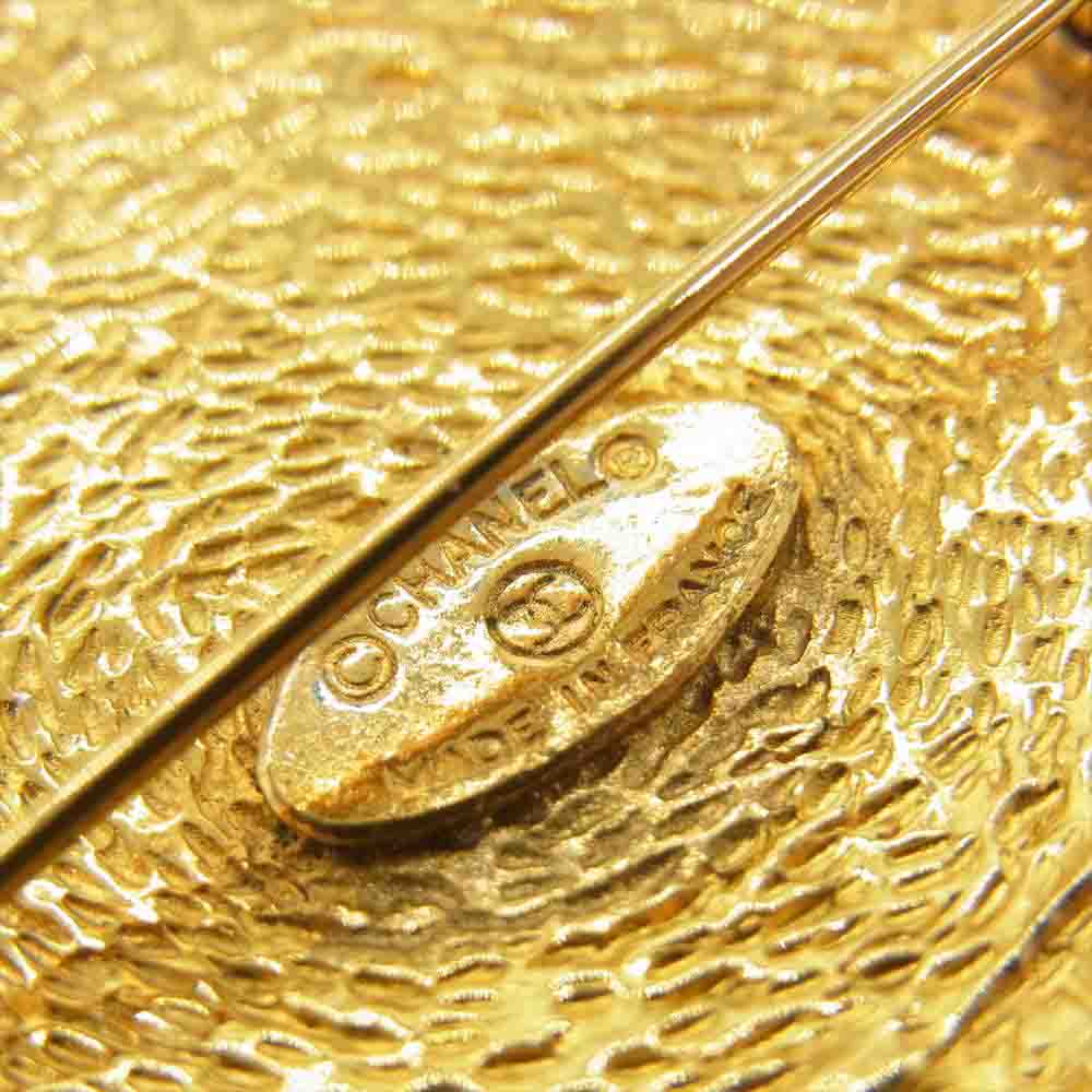 CHANEL シャネル ココマーク 天使 ブローチ ゴールド系【中古】