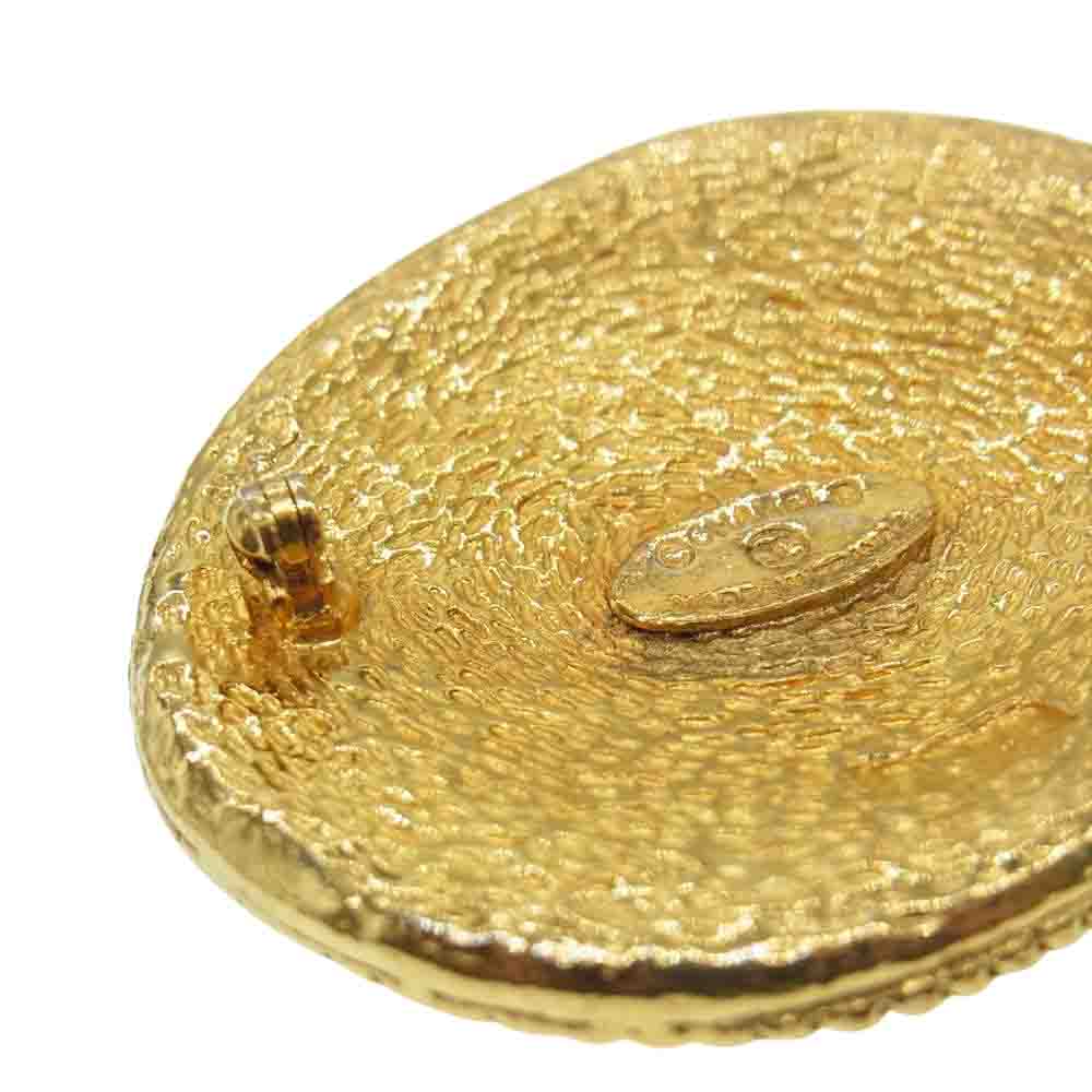 CHANEL シャネル ココマーク 天使 ブローチ ゴールド系【中古】